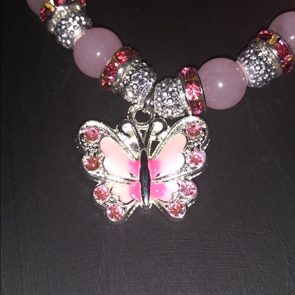 Rhinestones Butterfly and beads. - Picture 2 of 2